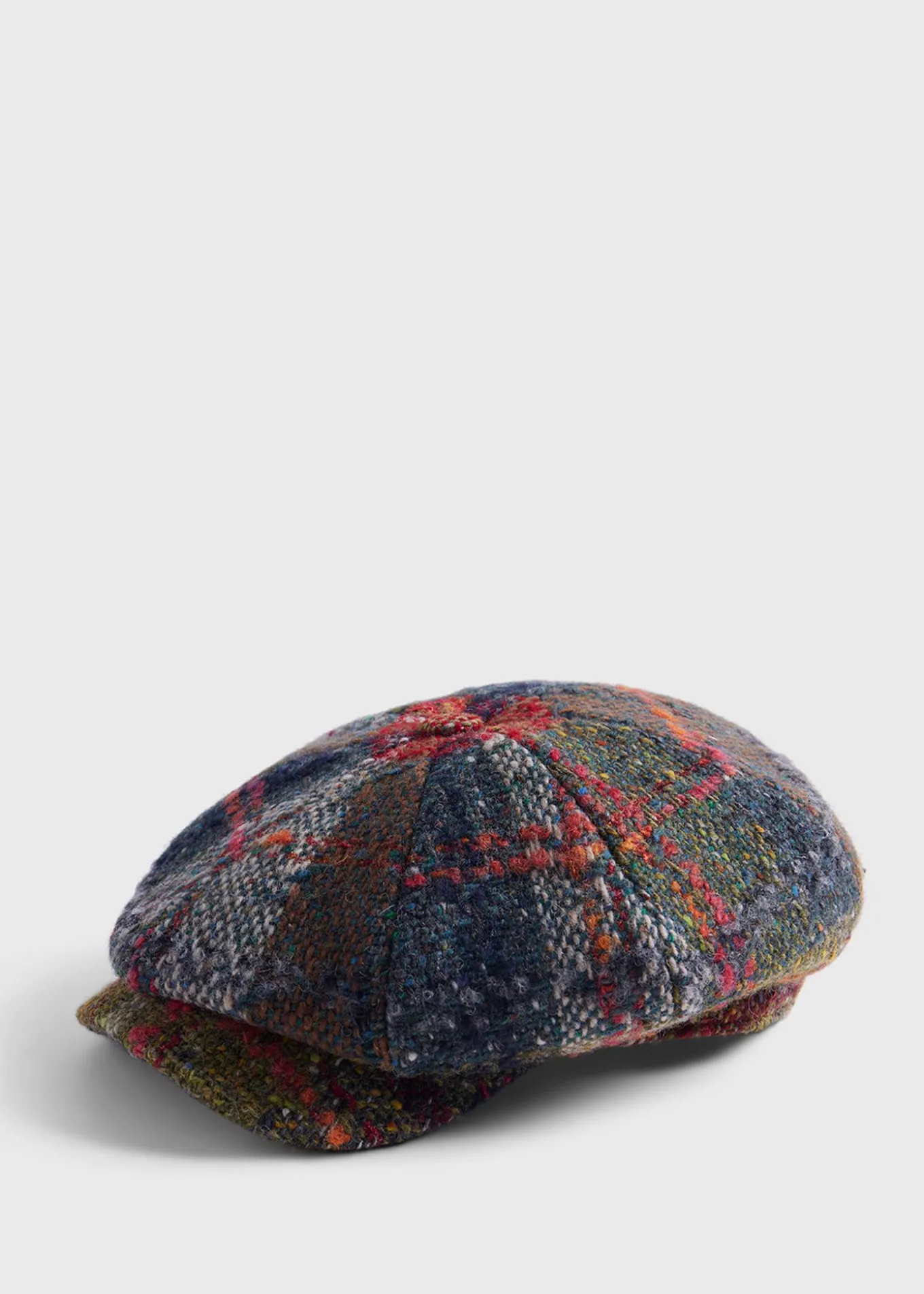 tweed_multicolor_plaid_ca_0.webp Tweed Multicolor Plaid Cap