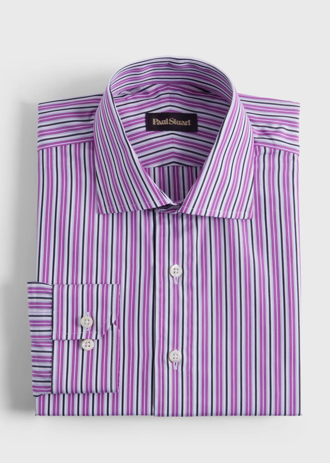 variegated_stripe_slim_fi_0.webp Variegated Stripe Slim Fit Dress Shirt