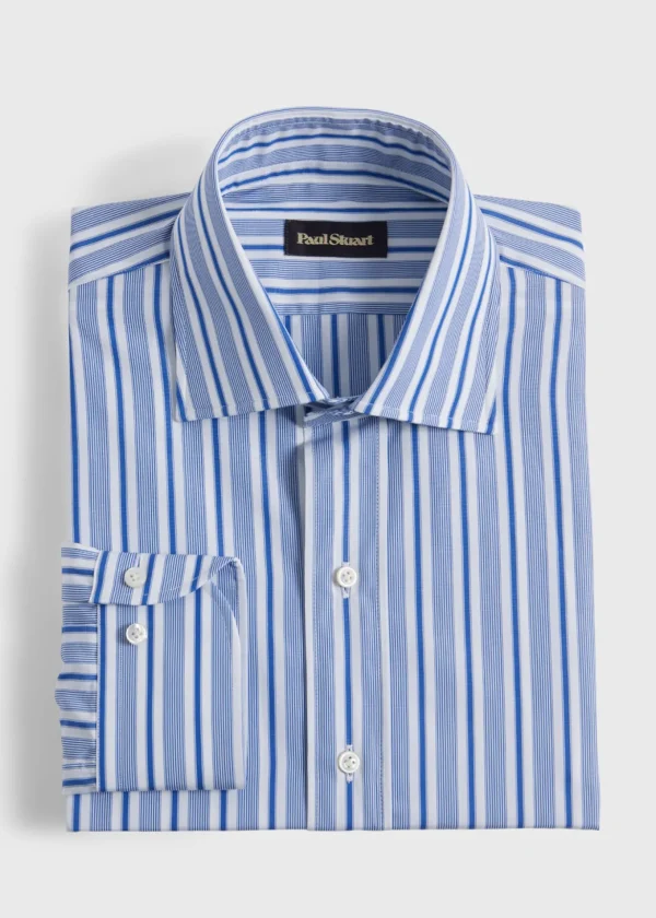 Wide Stripe Dress Shirt