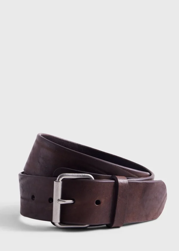 Wide Vintage Leather Belt
