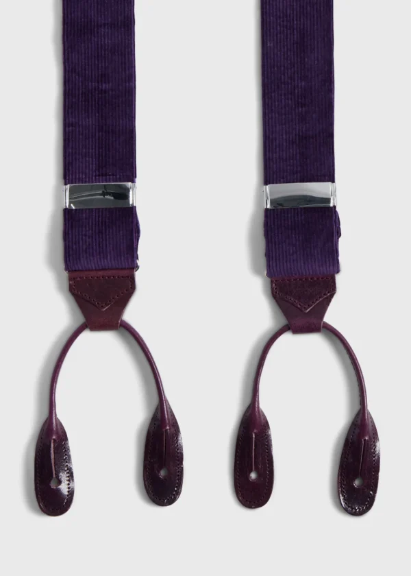 Wide Wale Corduroy Braces