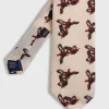 Wool & Cashmere Pheasant Print Tie