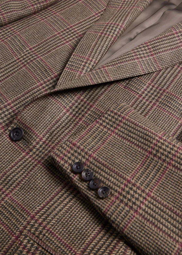 Wool & Cashmere Plaid Paul Jacket