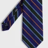Wool & Cotton Stripe Tie