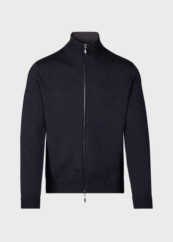 Wool Jersey Blouson Jacket