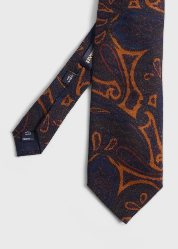 Wool Paisley Tie