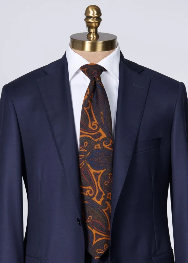 Wool Paisley Tie