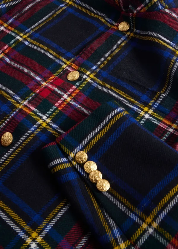 Wool Plaid Dinner Jacket