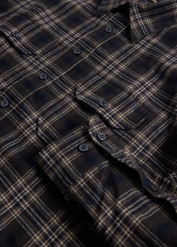 Wool Plaid Overshirt