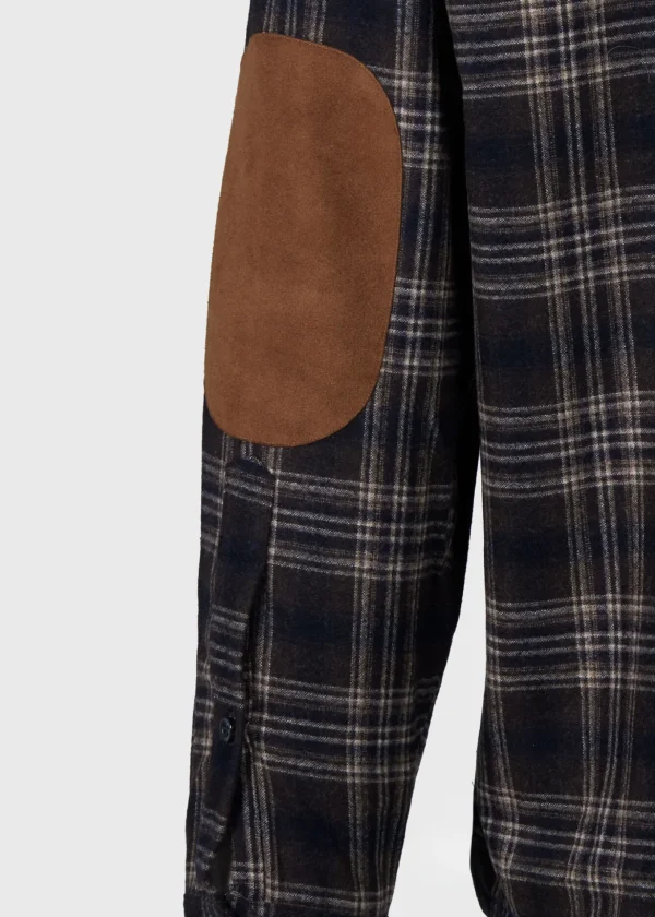 Wool Plaid Overshirt