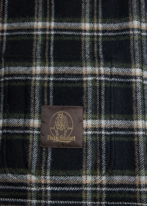 Wool Plaid Shirt Jacket