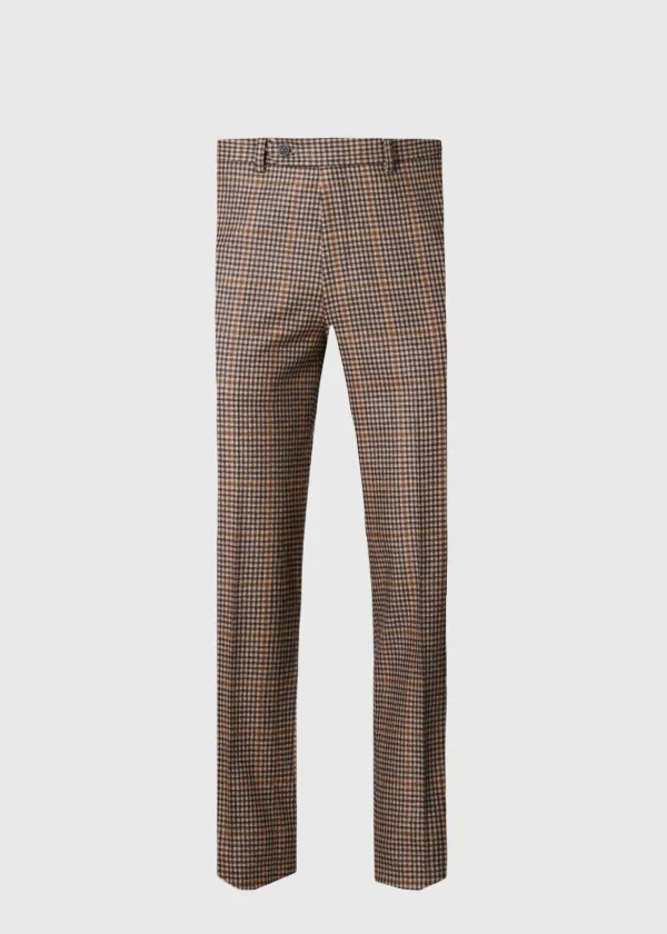 Wool Plaid Trouser