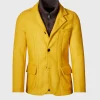 Wool Raw Edge Jacket With Gilet