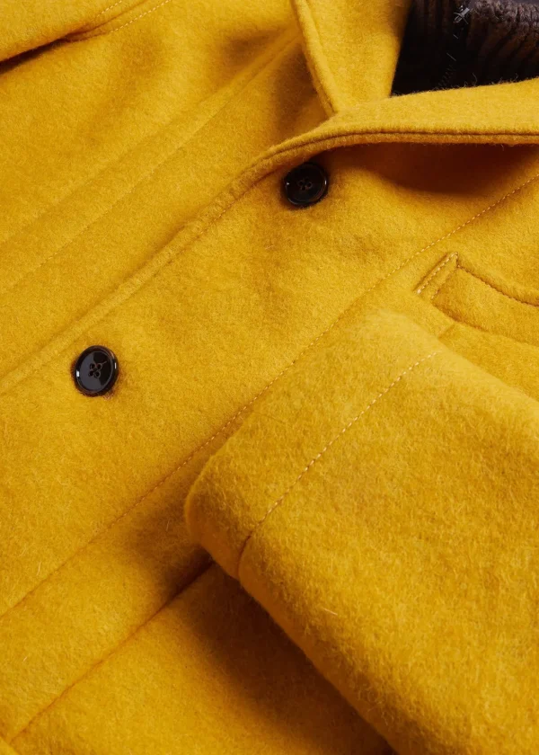 Wool Raw Edge Jacket With Gilet