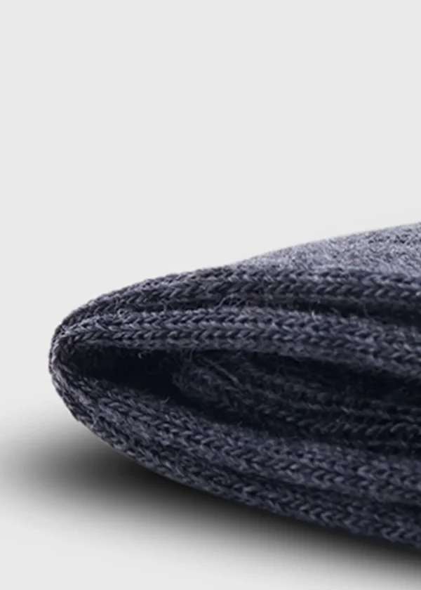 Wool Vertical Dash Stripe Sock