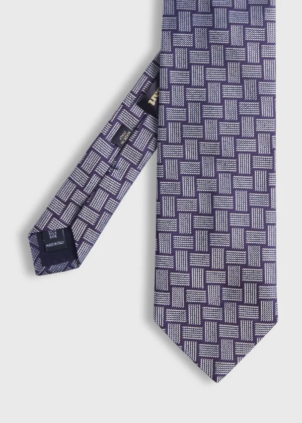 Woven Silk Deco Tie