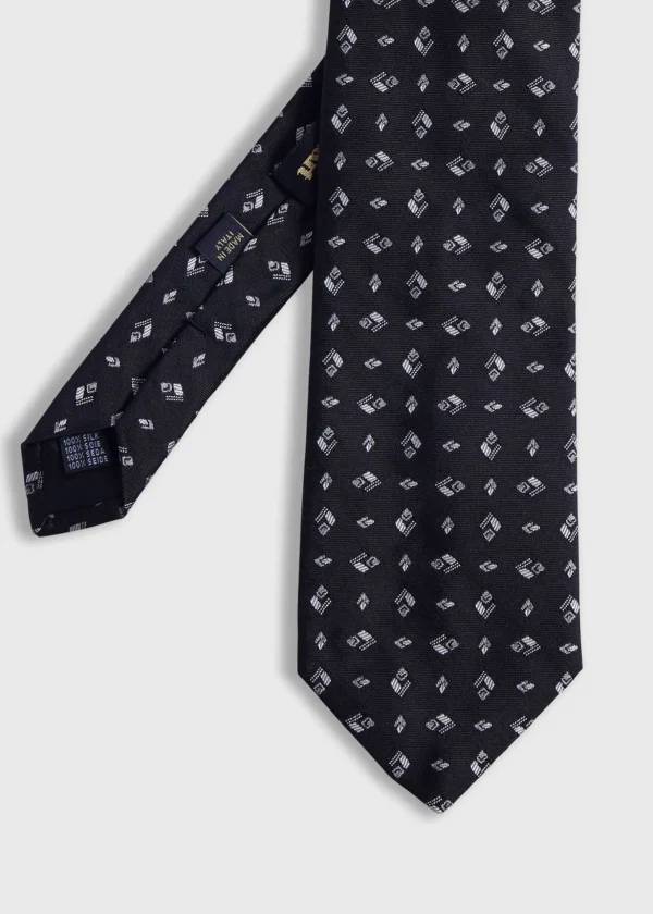 Woven Silk Diamond Deco Tie