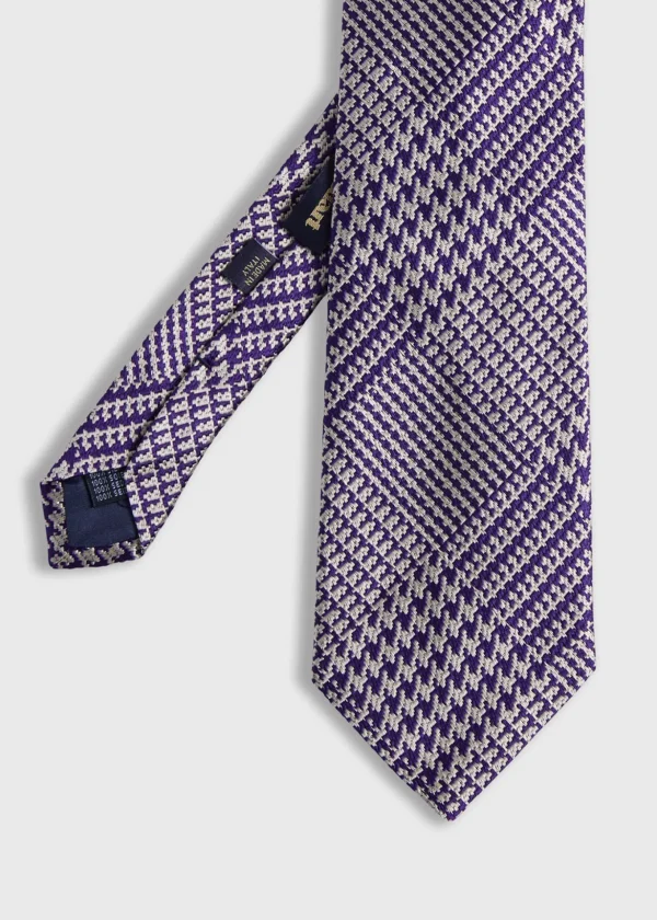 Woven Silk Glen Plaid Tie