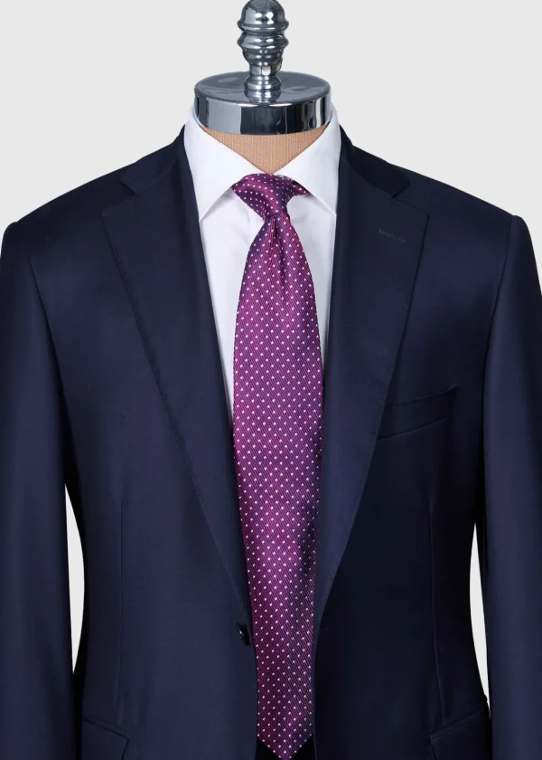 Woven Silk Micro Dot Tie