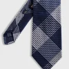 Woven Silk Patchwork Plaid Tie