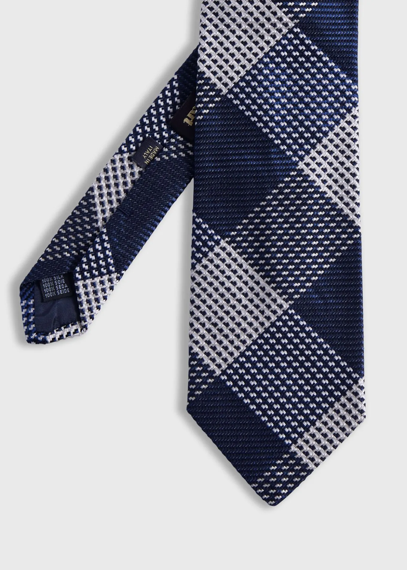 woven_silk_patchwork_plai_0.webp Woven Silk Patchwork Plaid Tie