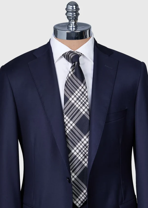 Woven Silk Plaid Tie