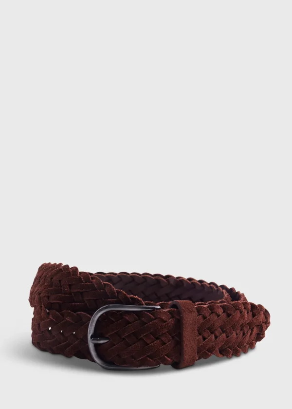 Woven Suede Belt