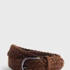 Woven Suede Belt